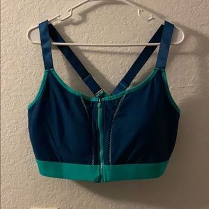 Fabletics zipper sports bra